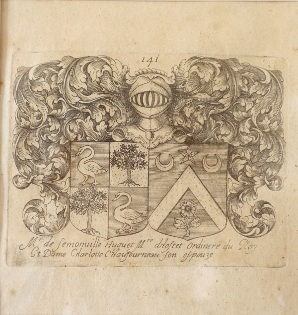 Set of 6 engravings : 12 coat of arms - 19th century