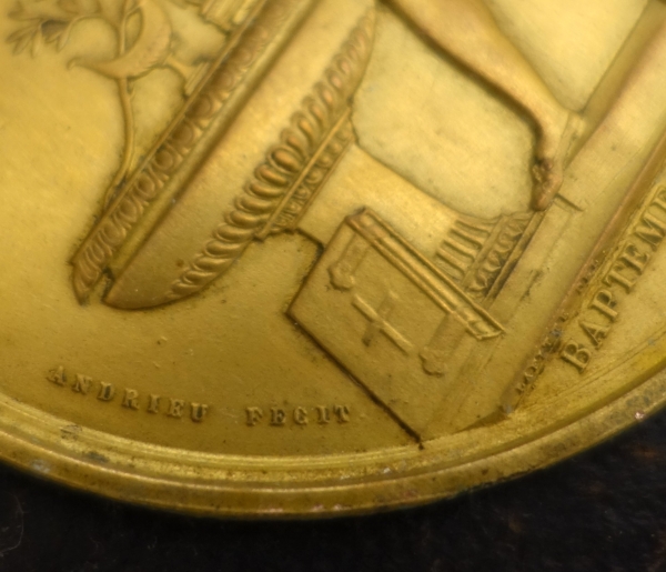Le baptême du Roi de Rome - miniature souvenir historique de l'Empire