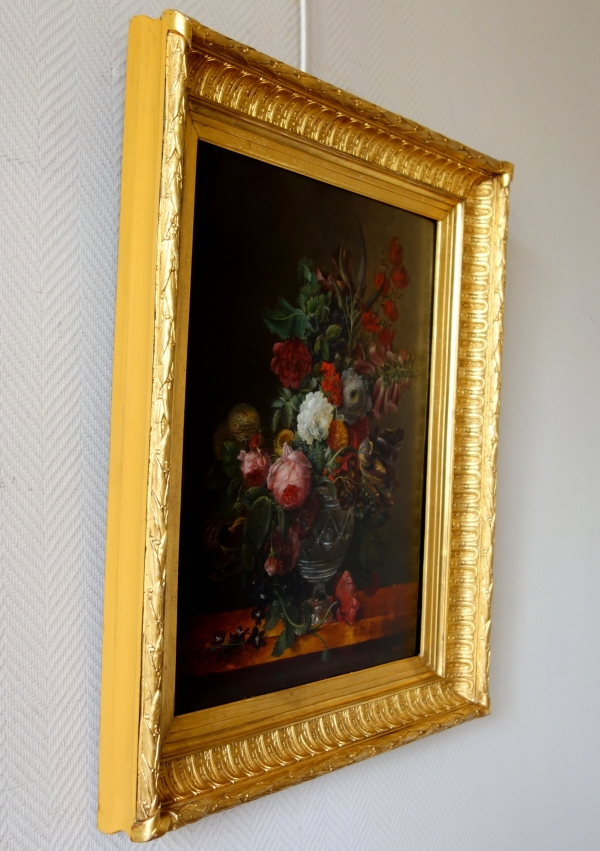 Ecole Française du début du XIXe siècle, suiveur de Van Dael - bouquet de fleurs