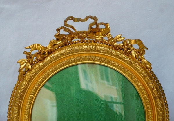 Large miniature ormolu frame, Louis XVI style, late 19th century production