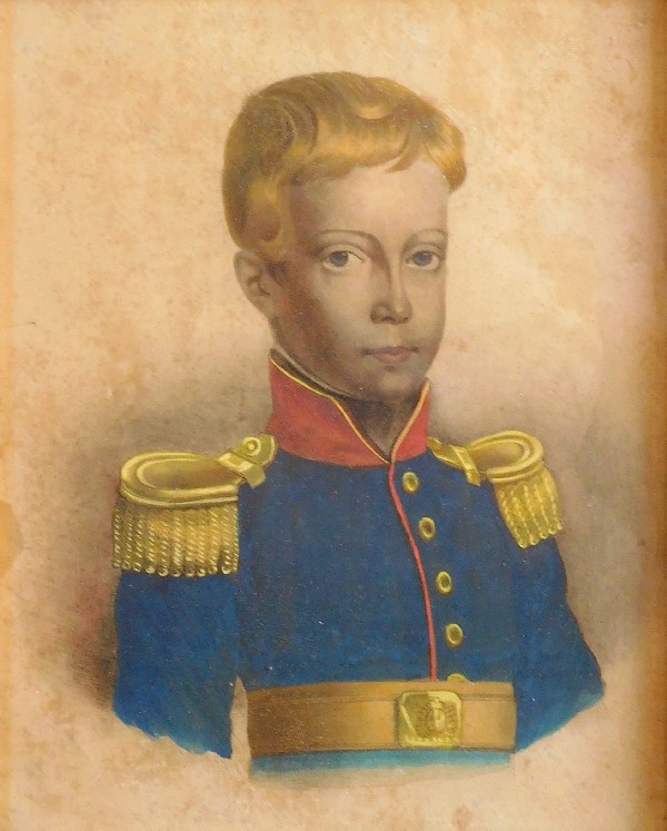 Portrait of Henri V Duke of Bordeaux, Comte de Chambord, France circa 1830