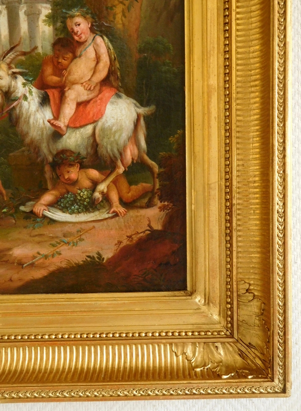 18th century French school - young Bacchus oil on canvas