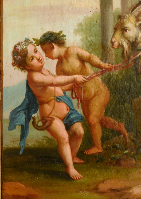 18th century French school - young Bacchus oil on canvas