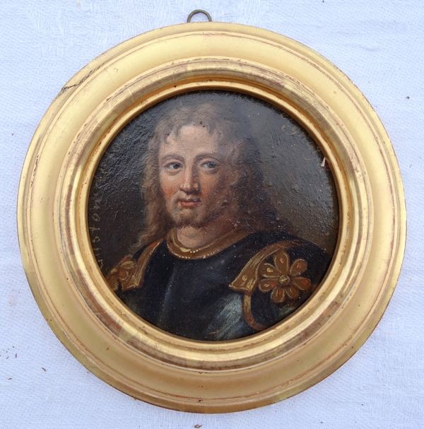 Galerie de 28 miniatures de personnages de l'Histoire de France, XVIIe siècle