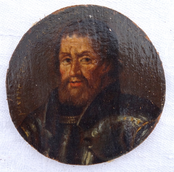 28 miniature portraits of French History characters, 17th century gallery