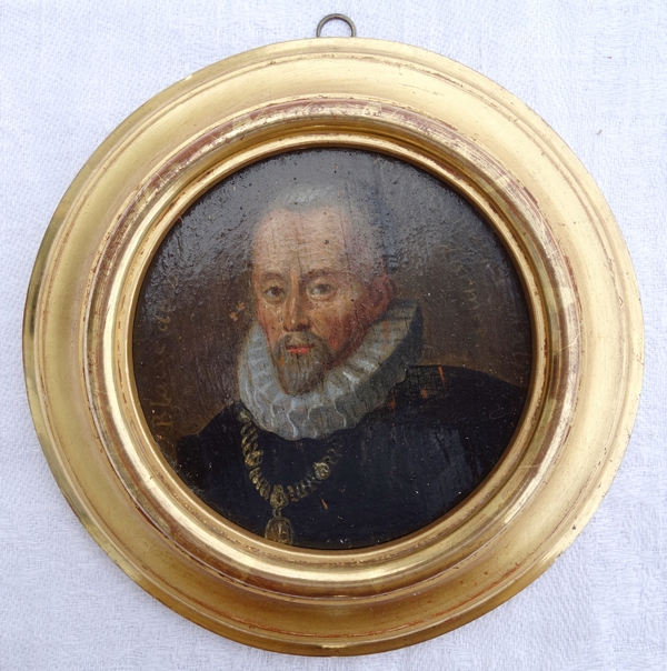 28 miniature portraits of French History characters, 17th century gallery