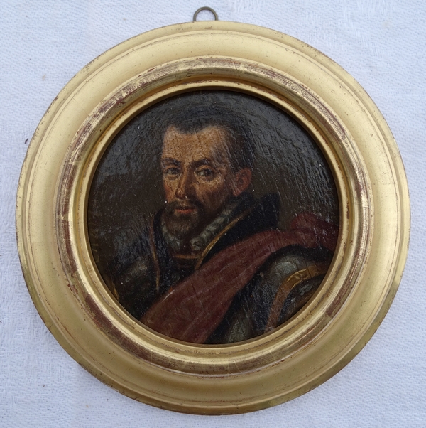 28 miniature portraits of French History characters, 17th century gallery