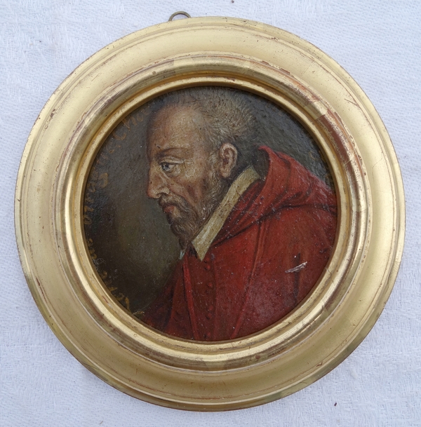 28 miniature portraits of French History characters, 17th century gallery