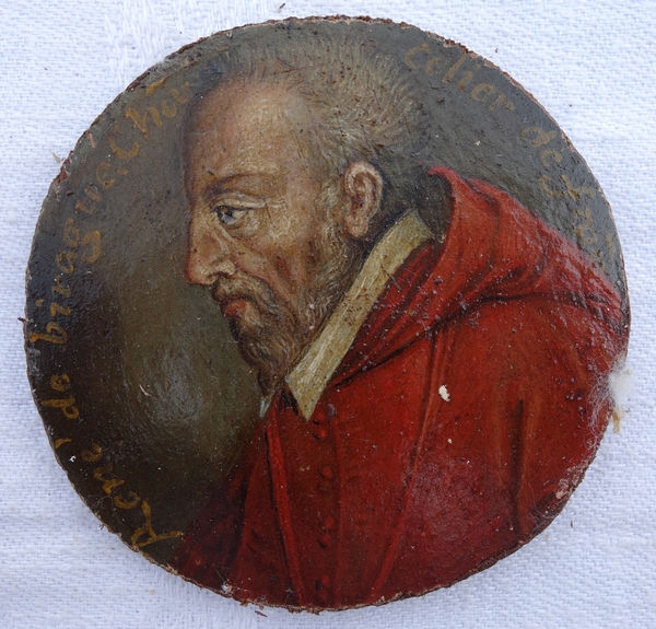 28 miniature portraits of French History characters, 17th century gallery