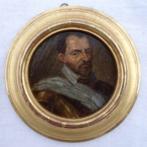 28 miniature portraits of French History characters, 17th century gallery