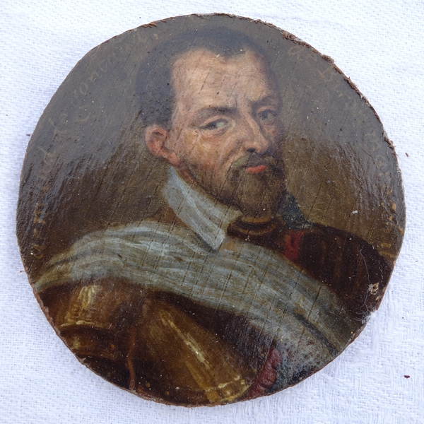 28 miniature portraits of French History characters, 17th century gallery