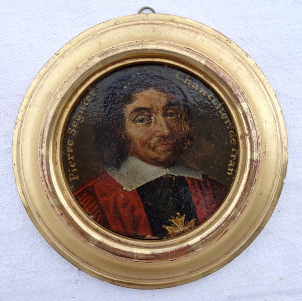 28 miniature portraits of French History characters, 17th century gallery