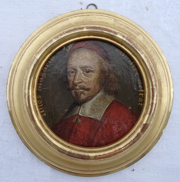 28 miniature portraits of French History characters, 17th century gallery