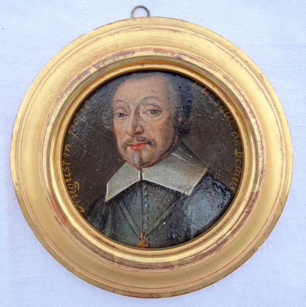 28 miniature portraits of French History characters, 17th century gallery