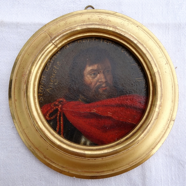 28 miniature portraits of French History characters, 17th century gallery