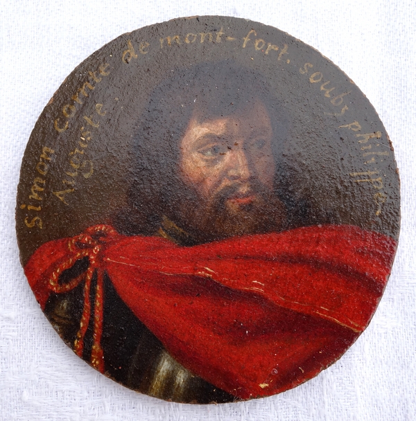 28 miniature portraits of French History characters, 17th century gallery