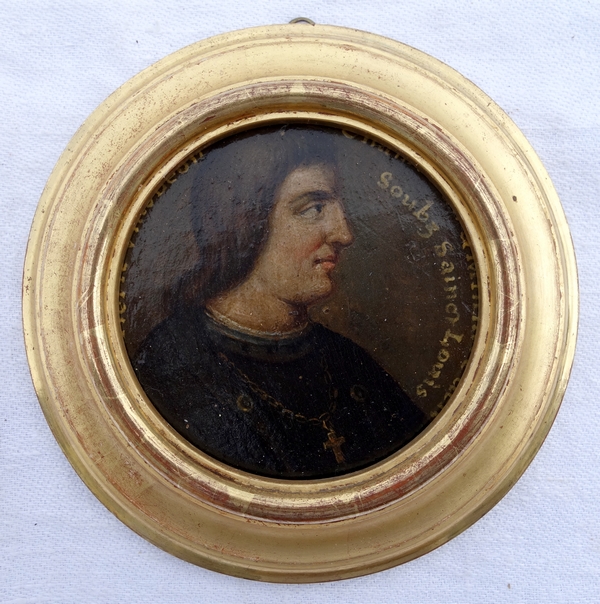 28 miniature portraits of French History characters, 17th century gallery