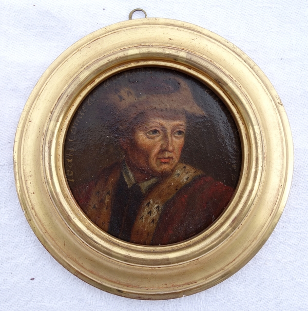 28 miniature portraits of French History characters, 17th century gallery