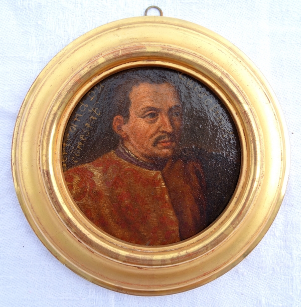 28 miniature portraits of French History characters, 17th century gallery