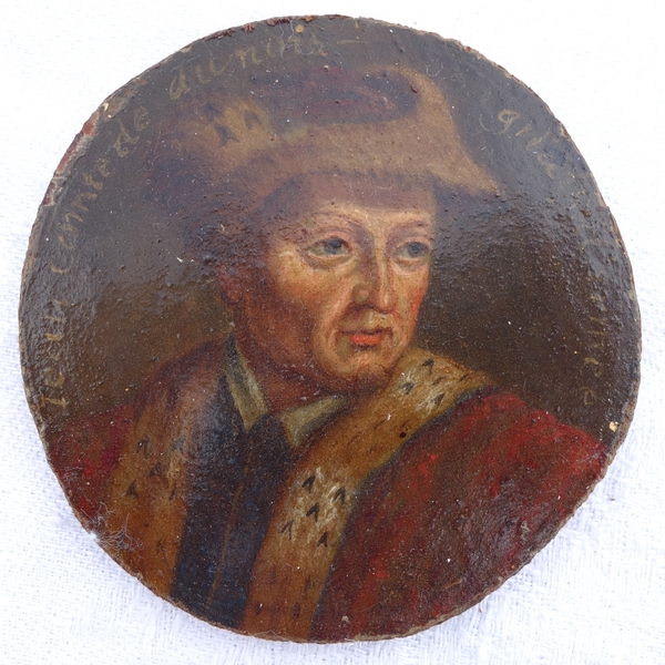 28 miniature portraits of French History characters, 17th century gallery