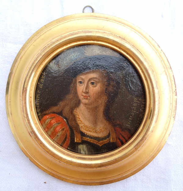 28 miniature portraits of French History characters, 17th century gallery