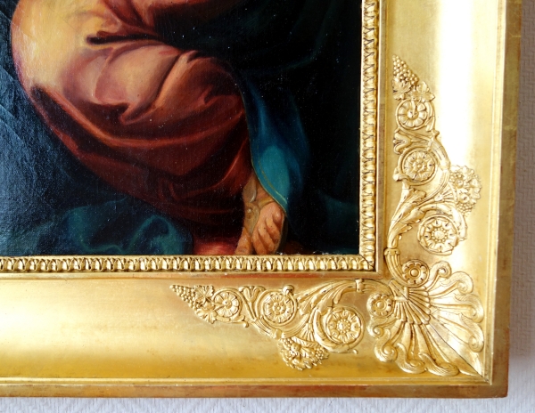 Early 19th century French School : Virgin and Child, large neoclassical painting