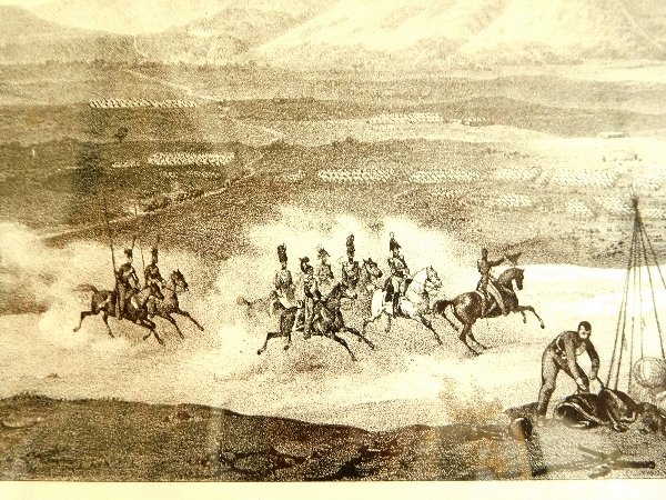 Russian Army in front of Choumla (Choumen) in 1828 engraving - early 19th century