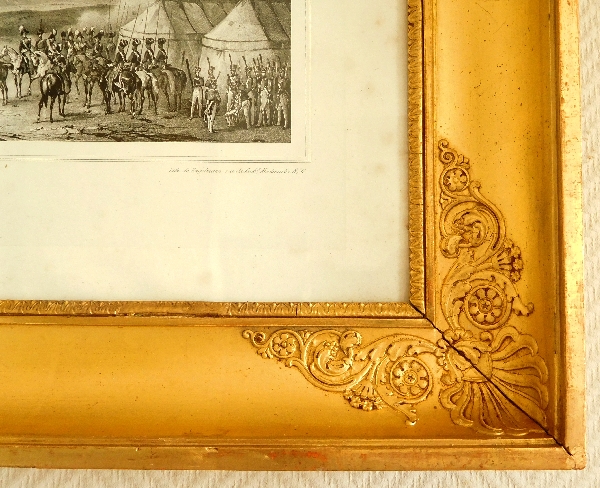 Gravure : Le camp de l'Armée Russe devant Choumla (Choumen) en 1828 - 9e Guerre Russo-Turque