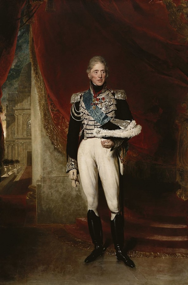Grande gravure royaliste : Charles X roi de France en 1825 d'après Lawrence - 76,5cm x 104cm