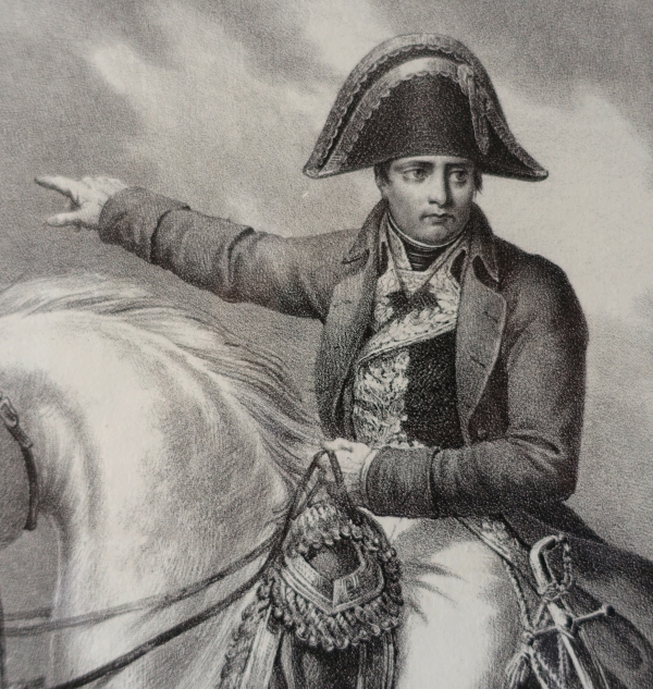 Gravure Napoléon Bonaparte 1er Consul - gravure d'époque Empire