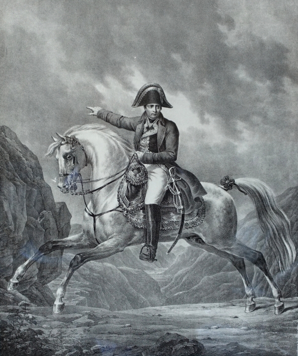 Empire engraving : Consul Napoleon Bonaparte, early 19th century