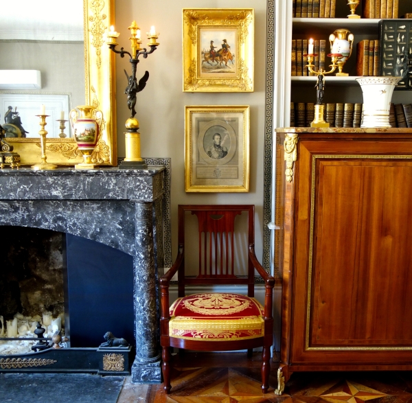 Gravure royaliste, portrait de Louis XIX Dauphin de France et Duc d'Angoulême