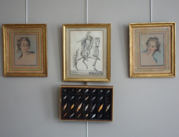 Portrait équestre de Louis XIV d'après la statue de Girardon, gravure, XVIIIe siècle