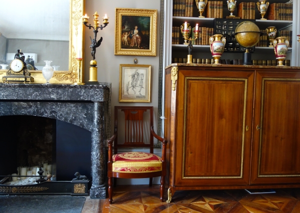 Portrait équestre de Louis XIV d'après la statue de Girardon, gravure, XVIIIe siècle