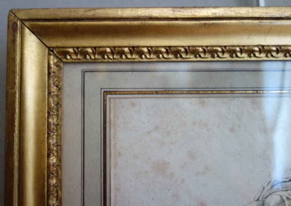 Portrait équestre de Louis XIV d'après la statue de Girardon, gravure, XVIIIe siècle