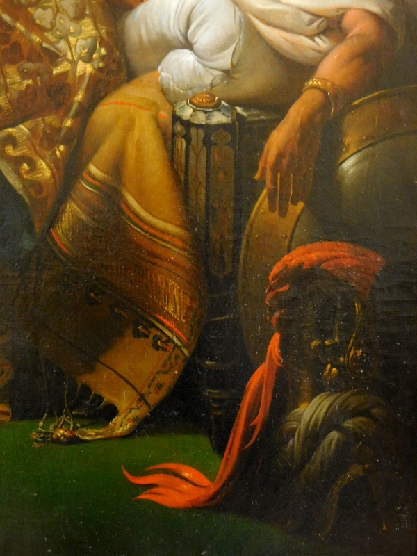 Judith et Holopherne, grande huile sur toile d'après Horace Vernet vers 1830