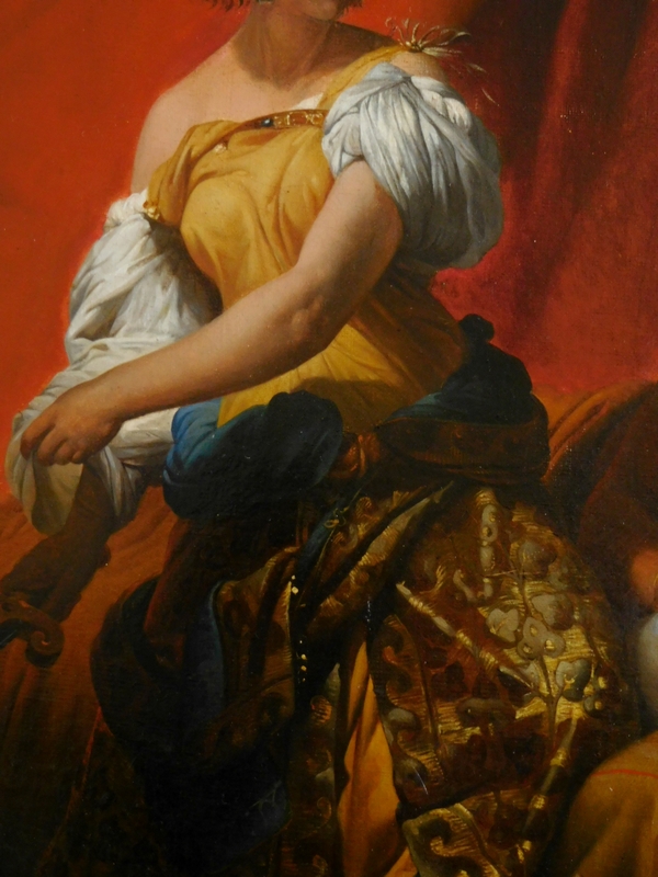 Judith et Holopherne, grande huile sur toile d'après Horace Vernet vers 1830