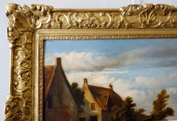 18th century Dutch school, village fete, follower of David Teniers - 86.5cm x 71cm