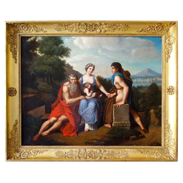Early 19th century French school : 3 stages of life after Francois Gerard - Empire painting