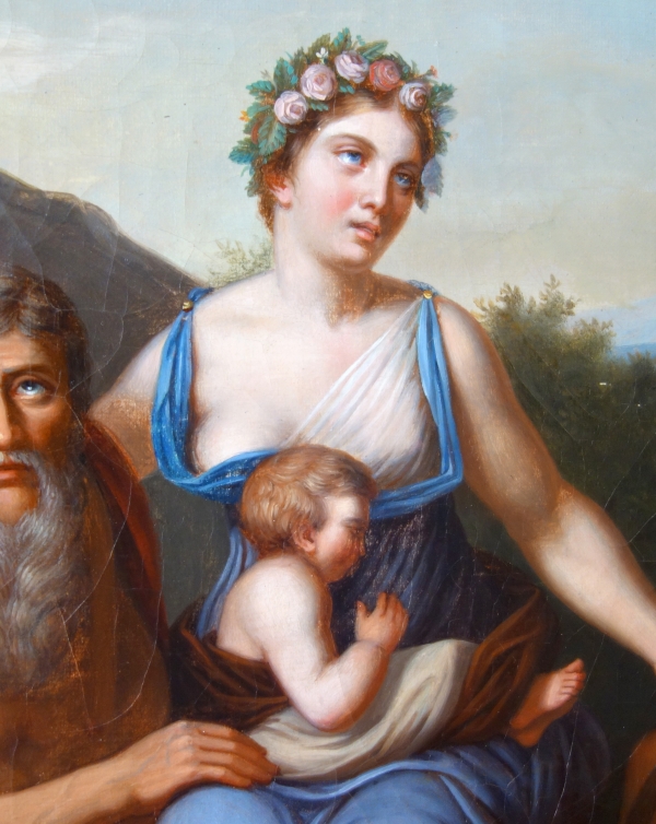 Early 19th century French school : 3 stages of life after Francois Gerard - Empire painting