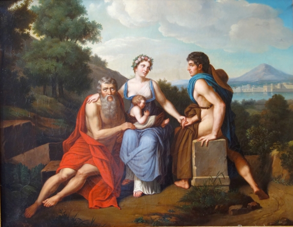 Early 19th century French school : 3 stages of life after Francois Gerard - Empire painting