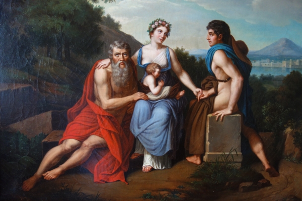 Early 19th century French school : 3 stages of life after Francois Gerard - Empire painting