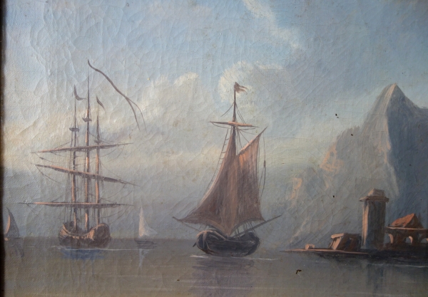 Early 19th century French school - sea landscape after Lacroix de Marseille