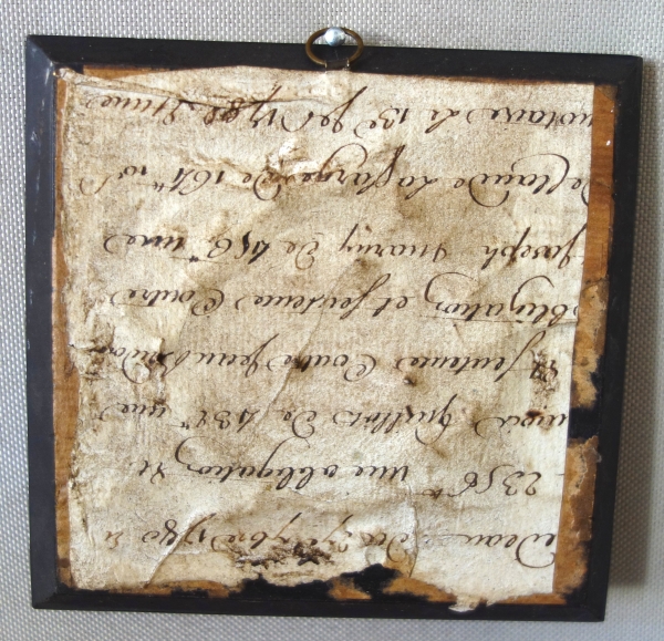 Miniature Lampe à l'antique, souvenir du Grand Tour, bronze doré au mercure sur fond porphyre