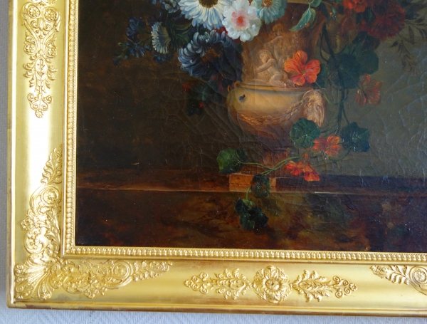 Early 19th century French school, still life : bouquet of flowers, follower of van Spaendonck - 71cm x 85cm