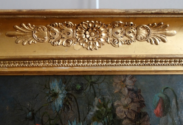 Early 19th century French school, still life : bouquet of flowers, follower of van Spaendonck - 58cm x 70cm