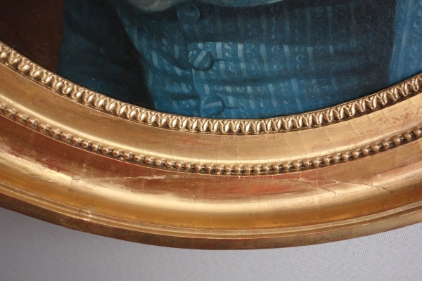 Jean-François Bellier : paire de portraits, sa sœur Philippine et son mari Edme Bochet vers 1800