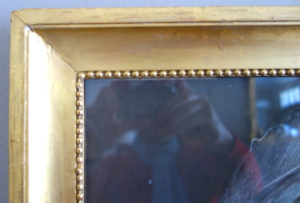 Ecole Française du XVIIIe siècle, paire de portraits pastels d'époque Louis XVI