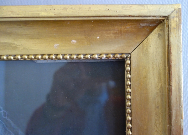 Ecole Française du XVIIIe siècle, paire de portraits pastels d'époque Louis XVI