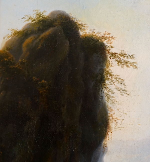 Alphonse Giroux, Coq Honoré - early 19th century French school, landscape in the taste of Pillement